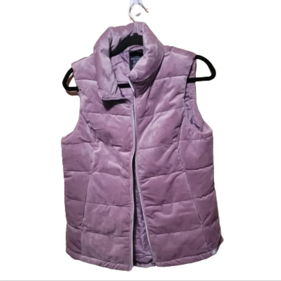 ZeroXposurLavender Velour Vest NWT - Picture 1 of 5